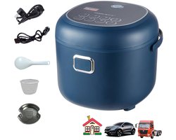 Vedder House - Rijstkoker - Stomer - 2 Liter - Geschikt voor thuis en onderweg - 1-3 Personen