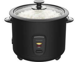 Vivid Green Rijstkoker met Stomer - 1.5 Liter Rijststomer met Warmhoudfunctie - Zwart