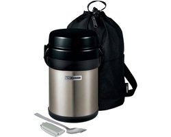 Zojirushi Mr. Bento thermoslunchpot roestvrij staal 45 oz met 4 kommetjes