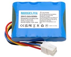 20V 3000mAh Li-Ion Reservebatterij voor Robotmaaiers