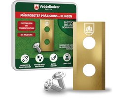 30 Robotmaaier Messen van Roestvrij Staal met Titanium Coating - Reservemessen voor Diverse Merken