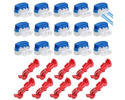 30 stuks aansluitklemmen en waterdichte kabelconnectors voor robotmaaier