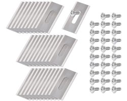 30 Stuks Messen voor Grasmaaiers - Hoogwaardige Roestvrijstalen Vervangingen