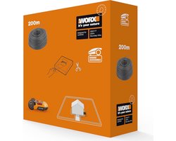 Begrenzingsdraad voor robotmaaier – 200 m stabiele begrenzingskabel voor het beperken van het maaigebied