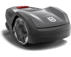 Compacte Robot Grasmaaier R4 – App-gestuurd, Geoptimaliseerd voor Smalle Doorgangen, Met Begrenzingskabel, Voor Tuinen tot 400 m², Frost Sensor, Lage CO2-uitstoot