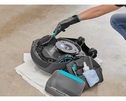 Draadloze Robotmaaier 250 m² met Bluetooth, Fluisterstil 57 dB, Slimme Navigatie & Onderhouds- en Reinigingsset