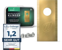 Hoogwaardige robotmessen met schroeven - Universele reservemesjes voor robotmaaiers - Set van 30 stuks