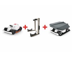 Mammotion Luba 2 AWD 5000 X + onderhoudsstation + overkapping - Robotmaaier - draadloos - GPS - Model 2025 - geen draad - Wifi en app bediening - Vision + RTK - 4 wiel aandrijving