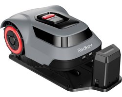 Redkey MGC500-Robotmaaiers- Voor tuinen tot 500 m²-Max 800m²-20 cm maaibreedte-Automatische hefbladplaat-Kabelbreuk detectie-Batterij Robot grasmaaiers- App Control- Klimvermogen 45% -Automatisch Stille Grasmaaier Robot