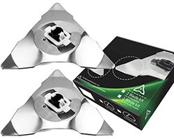 Reservemesjes voor Robotmaaiers - 2 Stuks Snijmessen in Roestvrijstaal