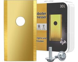 Reservemessen voor robotmaaiers - Roestvrij staal met titanium carbide