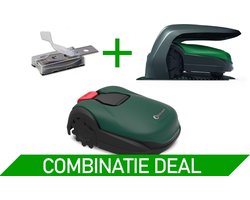 Robomow RK1000 - Robotmaaier - combideal met RK RoboHome en 8 stuks messen - 1000 m² 45% Helling - Randmaaifunctie - grasmaaier