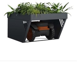 Robotmaaier Garage met Plantendak - Duurzame Overkapping voor Grasmaaiers en Robots