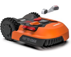 Robotmaaier Landroid WR900E – Draadloze Zelfrijdende Maaier voor Tuinen tot 500 m² – Anti-Collision Systeem & Cut-to-Edge Functie – 20V Li-ion Accu, App-bediening, Stille Maaier