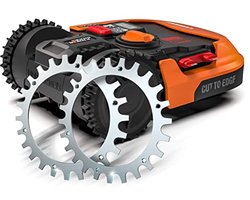 Robotmaaier spikes voor verbeteren van tractie - 205 mm diameter, 2 mm dik, roestvrij staal