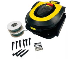 Robotmaaier voor Tuin tot 600 m² met Hoogwaardige Staal Messen - 18 cm Snede, Verstelbaar, Inclusief Kabel en Laadstation