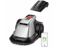 Robotmaaier zonder perimeterdraad – Automatische grasmaaier – Slimme robot grasmaaier – Draadloos maaien zonder RTK – Voor tuinen tot 800 m² – Obstakelherkenning – App bediening – Nauwkeurig maaipatroon – Zelfrijdende gazonmaaier
