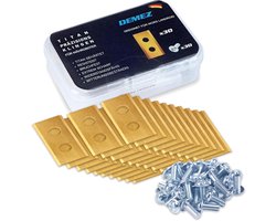 Robotmesjes voor Landroid, 30 stuks, extreem scherp, titanium coating, vervangmessen, geschikt voor robotmaaiers