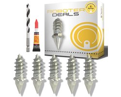 Roestvrijstalen spikes set voor robotmaaiers - 40 stuks incl. montagegereedschap