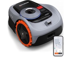 Segway Navimow - i105E Robotmaaier – 600 m² – Zonder Perimeterdraad – Automatisch grasmaaien –GPS RTK & AI – Bediening via App – Stil & Slim Maaien – 18 cm Maaibreedte - Virtuele zones - Object herkenning - Alexa en Google smarthome ondersteuning