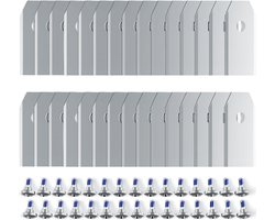 Set van 30 Vervangende Messen voor Robotmaaiers met 30 Bevestigingsschroeven, Geschikt voor Navimow i105E en i108E, Tuinaccessoires voor Efficiënt Maaiwerk