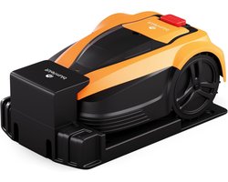 Stille Robotmaaier voor Grote Tuinen - Draadloze Grasmaaier met 1400 m² Bereik en 3 Uur Acculevensduur