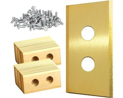 Titanium Messen voor Robotmaaier - Ultrascherp Roestvrij Staal, Duurzame Reserveaccessoires