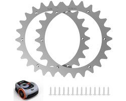 Traction Setup for Robotic Lawn Mowers - Wheel Spikes, Compatible with 257 mm Wheels