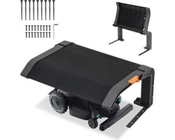 Weerbestendige garage voor robotmaaier met inklapbaar dak - 72 x 56 x 36 cm