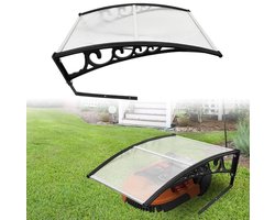 Weerbestendige garage voor robotmaaiers - Transparant, 106x87x50 cm - Tuinoplossing met UV-bescherming