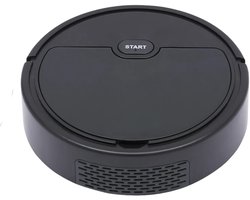 3-in-1 Robotstofzuiger PRO - Met dweilfunctie - Dweilrobot - Tapijtreiniger - Vloerreiniger -500Pa Krachtige Motor - Zwart