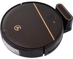 AG6100 Robotstofzuiger met Dweilfunctie - 120minuten - Met Oplaadstation - Robotstofzuigers - Huisdieren - met Dweil - Luxe Robotstofzuiger - Dweilrobot - Automatisch opladen - App of afstandsbediening te gebruiken - 2500Mah - Stripe Design