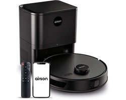 Airson X2 Ultra Clean - Robotstofzuiger met Dweilfunctie - Mobiele Applicatie - Automatisch Leegstation - LiDAR Navigatie - Geschikt Voor Huisdierharen