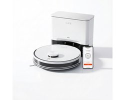 Aiverig® Robotstofzuiger met Dweilfunctie – Zelflegend Station – 5000Pa Zuigkracht – Slimme Robot met App & Smart Mapping – Krachtige Stofzuiger en Dweilrobot – Inclusief 2,5L Stofzak & Laadstation – Stofzuigen en Dweilen – 33×33×9,5 CM