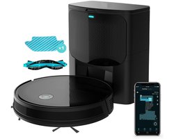 ApexArte® Robotstofzuiger met Laadstation - Robotstofzuigers Huisdieren - Stofzuiger - Zwart