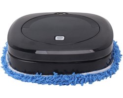 Automatische dweilrobot met watertank, stofzuiger en dweilrobot (zwart)