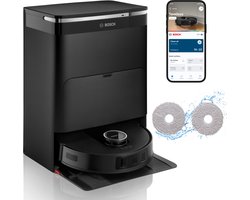 Bosch BCRDW3B robotstofzuiger 0,275 l Zakloos Zwart