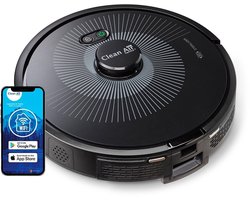 Clean Air Optima® RVC-001B Smart - Robotstofzuiger met dweilfunctie en UV-C sterilisatie - Slimme 360° LiDAR-scan voor nauwkeurige mapping - Precisie Hoek Reiniging - Meubelbeschermings technologie