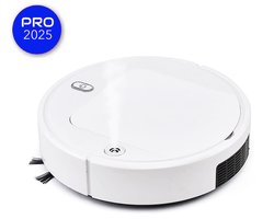 Cleanbuddy Pro Robbot - Robotstofzuiger - Dweilrobot - Huisdieren - Met Laadstation - Wit