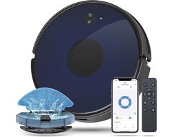DnA® Robotstofzuiger Met Dweilfunctie - Robotstofzuiger - Roborock - Zwart - 35cm x 12cm x 43cm