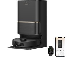 Dreame Robotstofzuiger L50 Ultra AE - Robotstofzuiger met dweilfunctie - 28.000 Pa Zuigkracht - Automatische Leegstation - Uitschuifbare Zijborstel - DryBoard - Zwart
