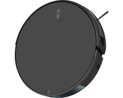 Earkings Robotstofzuiger met Dweilfunctie - SMART Robotstofzuiger met Laadstation - Geschikt voor huisdieren - Robotstofzuiger Zwart