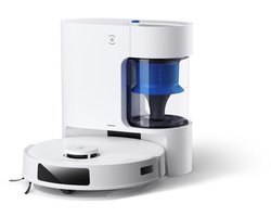 ECOVACS - DEEBOT N20 Pro Plus - Robotstofzuiger - PureCyclone - 8000 Pa zuigkracht- Zelfreinigende Robotstofzuiger met Warmwater – Dweilsysteem - Automatisch Leegstation - Geschikt voor dierenharen