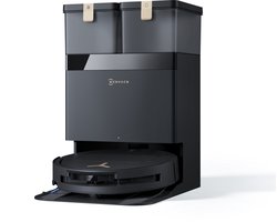 ECOVACS - DEEBOT T50 Pro OMNI BLACK GEN 3 - TruEdge 2.0 Adaptive Edge Cleaning - 25000Pa Powerful Suction - ZeroTangle 3.0 Anti-tangle Technology - Auto-lift Mopping en tapijt schoonmaak strategie - AI Instant Re-mop - TrueMapping 2.0