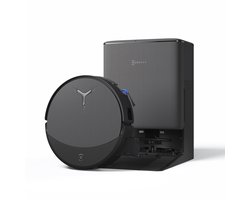 ECOVACS - DEEBOT T90 PRO OMNI BLACK EU - Robotstofzuiger - 30.000Pa - Charge PowerBoost - OZMO Roller 3.0 - ZeroTangle 4.0 - reiniging met warm water bij 75 °C - IA YIKO agent - automatisch legen - zwart