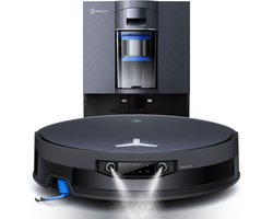 ECOVACS DEEBOT X12 OmniCyclone Robotstofzuiger – FocusJet 46.000 Pa vlekbehandeling – Herbruikbare stofbak – PowerBoost snelladen– 22.000 Pa zuigkracht – OZMO Roller 3.0 – ZeroTangle 4.0 – AIVI 3D 4.0 – 75°C heet water – 1.000 m²