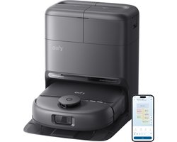 eufy Robotstofzuiger C28, HydroJet Zelfreinigende Dweil, 15.000 Pa Turbo Zuigkracht, 5-In-1 Robotstofzuiger & Dweil Voor Thuis, Anti-Klit Ontwerp, AI-Obstakelherkenning