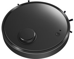 Gloovon Robotstofzuiger met Dweilfunctie - Dweilrobot - Robotstofzuiger Huisdieren - Opladen via USB - Zwart