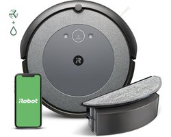 iRobot Roomba Combo® i5 - Robotstofzuiger met Dweilfunctie - Met Laadstation - Ideaal voor Huisdieren - i5172