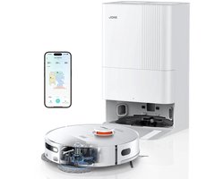 JONR P20 Pro - Robotstofzuiger - Uittrekbare Arm - met Dweilfunctie en Opheffende Mop - 8000Pa - Zelfreinigend - 4L - Obstakelvermijding - Adaptief Kantdweilen - Hete Lucht Drogen - Anti-tangle Rollenborstel - Individuele Tapijtstrategie